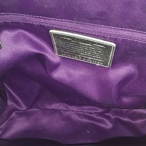 Coach poppy multi-color handbag